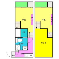 エスパシオフルーレ南大橋の物件間取画像